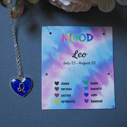 Obrazek z Naszyjnik z emocjami znaków zodiaku - lew