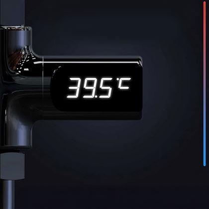 Obrazek z Termometr prysznicowy z wyświetlaczem LCD