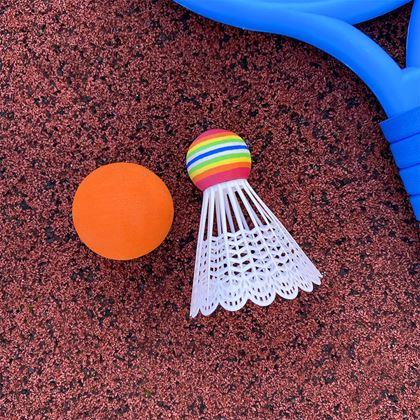 Obrazek z Zestaw do badmintona dla dzieci – rakietki, piłeczka, lotka