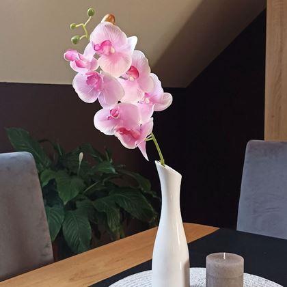 Obrazek z Sztuczne kwiaty orchidea -  jasnoróżowa