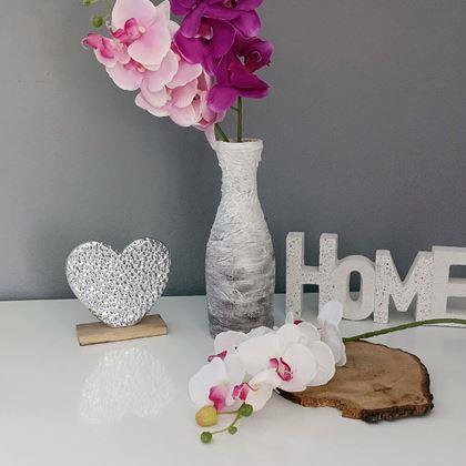 Obrazek z Sztuczne kwiaty orchidea - ciemnoróżowy