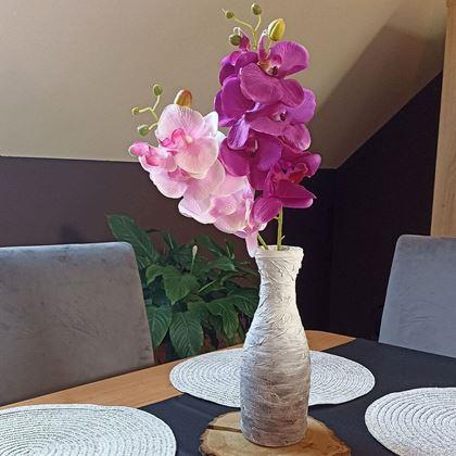 Obrazek z Sztuczne kwiaty orchidea -  jasnoróżowa
