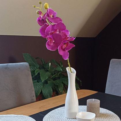 Obrazek z Sztuczne kwiaty orchidea - ciemnoróżowy