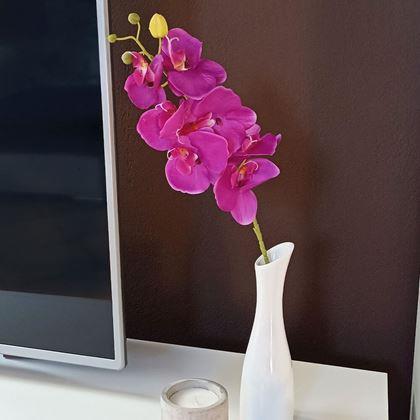 Obrazek z Sztuczne kwiaty orchidea - ciemnoróżowy