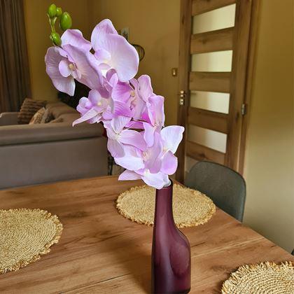 Obrazek z Sztuczne kwiaty orchidea - jasnofioletowy