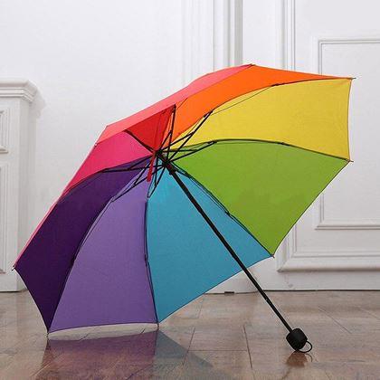Obrazek z Tęczowy parasol składany