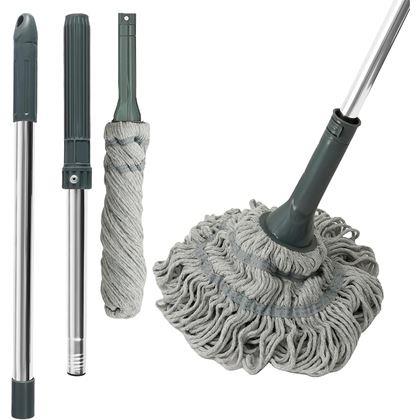 Obrazek z Samowyżymający się okrągły mop z frędzlami