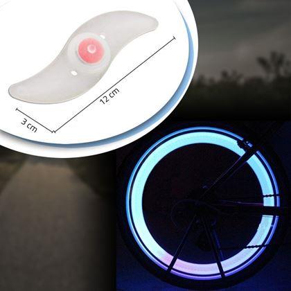 Obrazek z Lampka LED na szprychy rowerowe (śmigło) 2 szt.