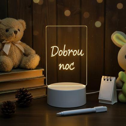 Obrazek z Kreatywna lampka stołowa na wiadomości