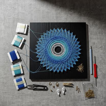 Obraz Kreatywny zestaw String Art - Mandala