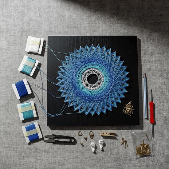 Obrazek z Kreatywny zestaw String Art - Mandala