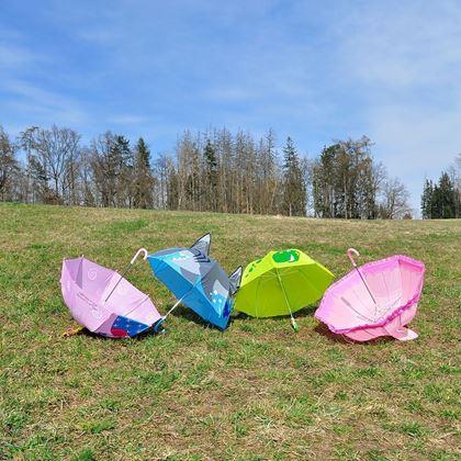 Obrazek z 3D parasol dla dzieci  -  księżniczka
