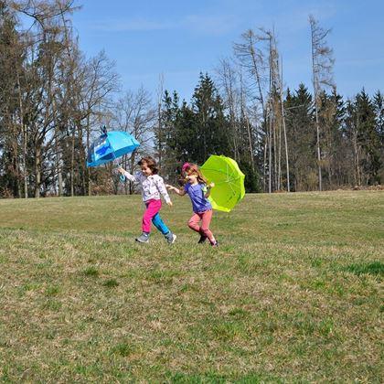 Obrazek z 3D parasol dla dzieci  -  księżniczka