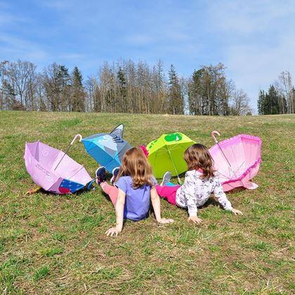 Obrazek z 3D parasol dla dzieci  -  księżniczka