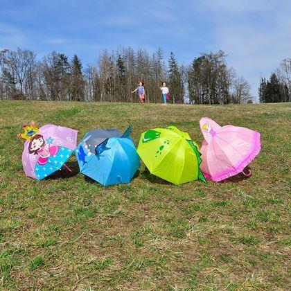 Obrazek z 3D parasol dla dzieci  -  księżniczka