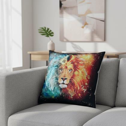 Obrazek z Poszewka na poduszkę znak zodiaku - lew