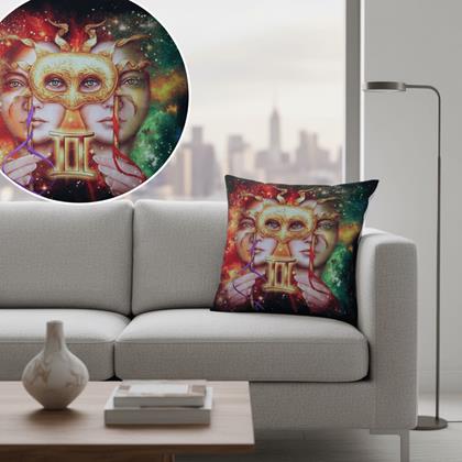 Obrazek z Poszewka na poduszkę znak zodiaku - Bliźnięta