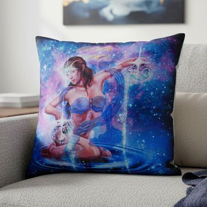 Obrazek z Poszewka na poduszkę znak zodiaku - Wodnik