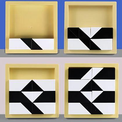 Obrazek z Czarno-biały tangram