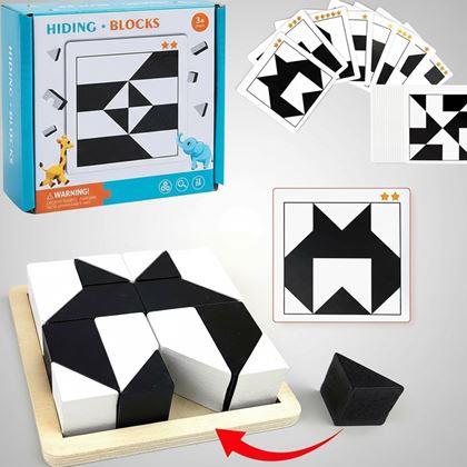 Obrazek z Czarno-biały tangram