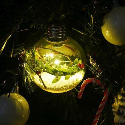 Obrazek z Świąteczna kula LED świecąca na choinkę -  girlanda
