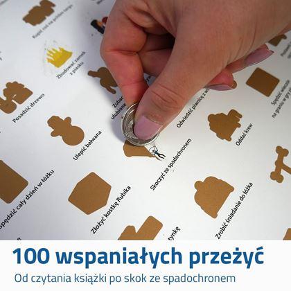 Obrazek z Plakat zdrapka - 100 rzeczy, które musisz zrobić