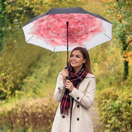 Obrazek z Odwrócony parasol  -  kwiat