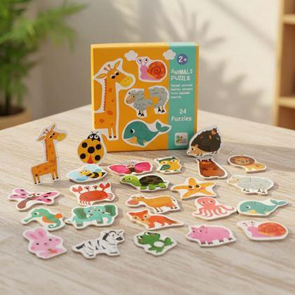 Obrazek z Puzzle dla dzieci - zwierzątka