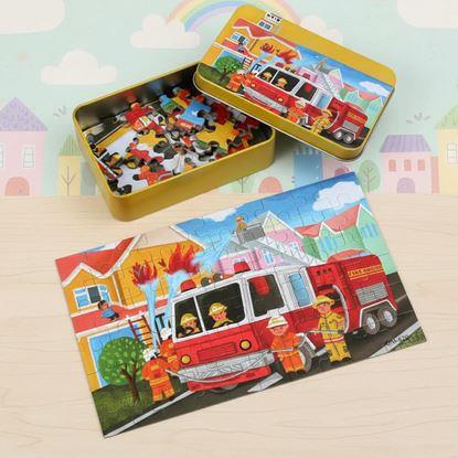 Obraz Puzzle dla dzieci w blaszanym pudełku