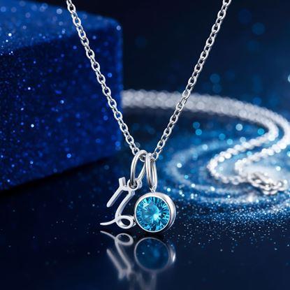 Obraz Łańcuszek z zawieszką znaku zodiaku