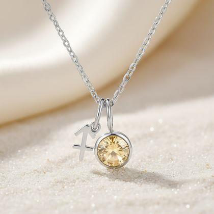 Obrazek z Łańcuszek z zawieszką znaku zodiaku - Strzelec