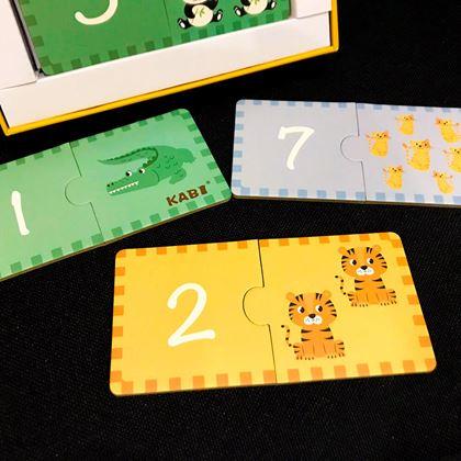 Obrazek z Edukacyjne puzzle – liczenie, 20 elementów