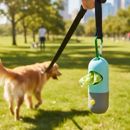Obraz  Dystrybutor worków na psie odchody z oświetleniem