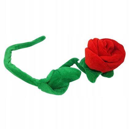 Obrazek z Pluszowa czerwona róża