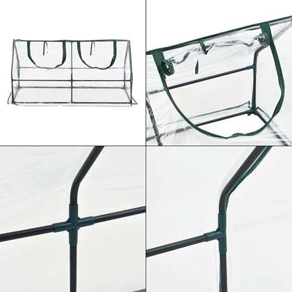 Obrazek z Mini szklarnia foliowa 120 x 60 x 61 cm