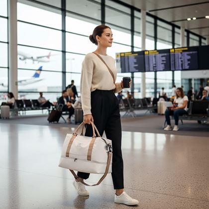 Obrazek z Torba podróżna z podwójnym dnem 60 cm