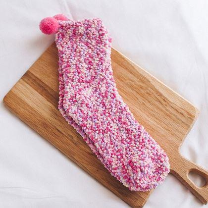 Obrazek z Skarpetki w opakowaniu prezentowym  -  różowe cupcake