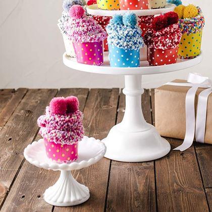 Obrazek z Skarpetki w opakowaniu prezentowym  -  różowe cupcake