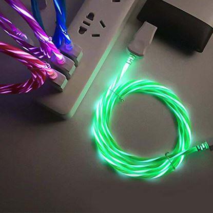 Obraz Świecący kabel do ładowania 3w1