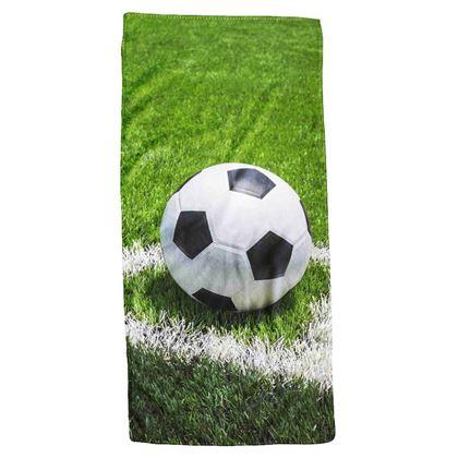 Obrazek z Ręcznik frotte 140x70 cm – piłka nożna