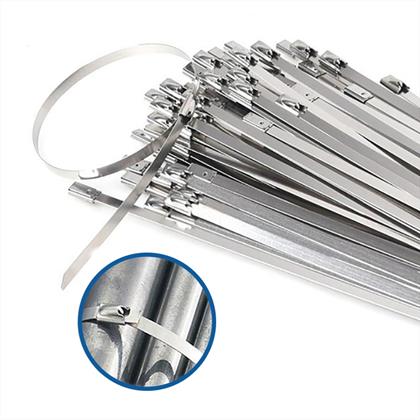 Obrazek z Opaski zaciskowe metalowe - długość 30 cm