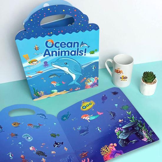 Obrazek z Książka z naklejkami  -  ocean