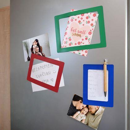 Obrazek z Magnetyczna ramka na zdjęcia na lodowkę  - 9x13