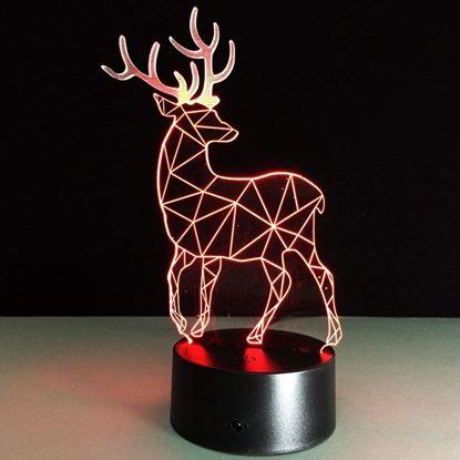 Obraz Lampa z iluzją 3D 