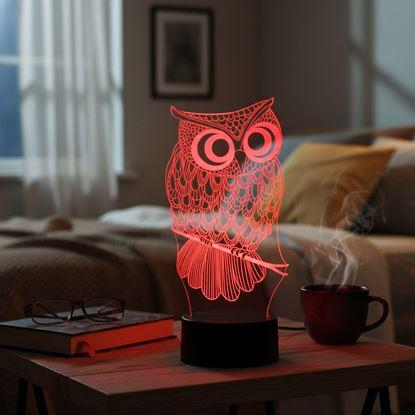 Obraz Lampa z iluzją 3D 