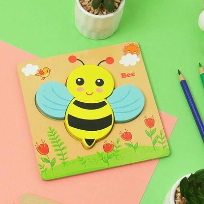Obraz Drewniane puzzle dla najmniejszych 