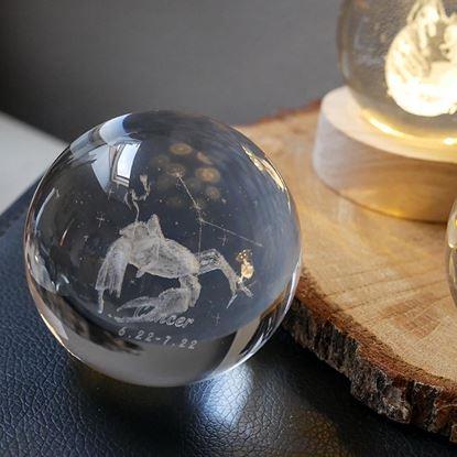 Obraz Świecąca kula LED znak zodiaku