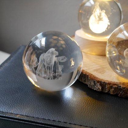 Obrazek z Świecąca kula LED znak zodiaku  -  Lew
