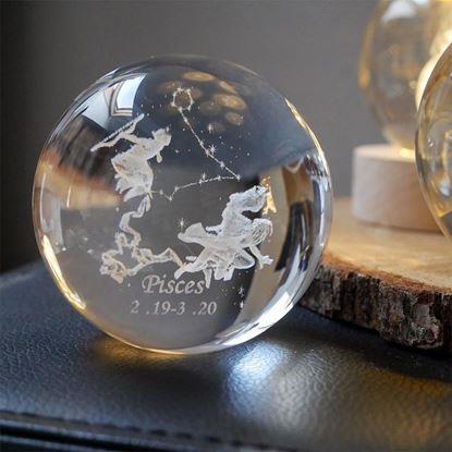 Obraz Świecąca kula LED znak zodiaku
