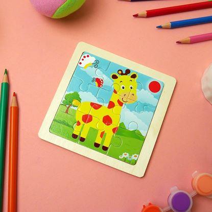 Obraz Drewniane puzzle dla dzieci